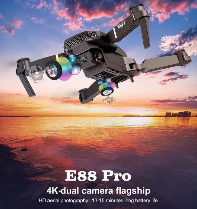Drone mini e88 4k discount